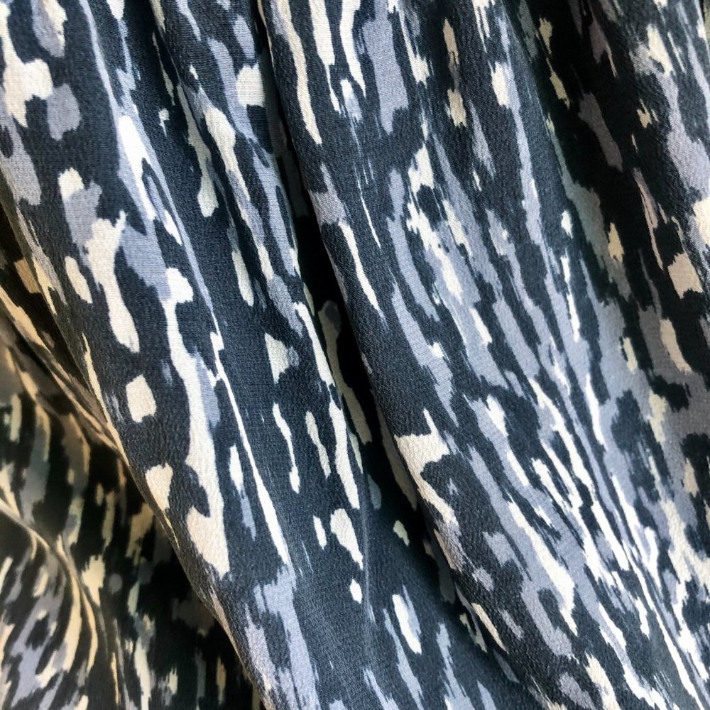 Anthropologie blue washed silk thin strap dress - Picture 4 of 6